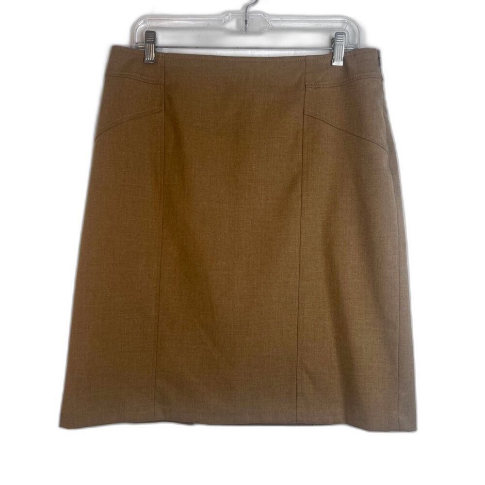 Coldwater Creek Classic Straight Skirt Size 12 Office Work Basic Neutral
